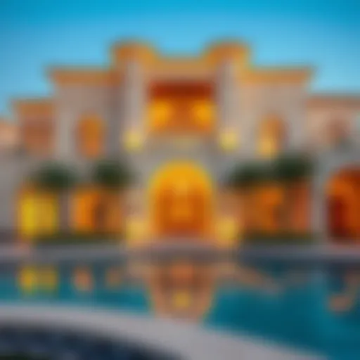 Luxurious villa in Dubai with stunning architecture