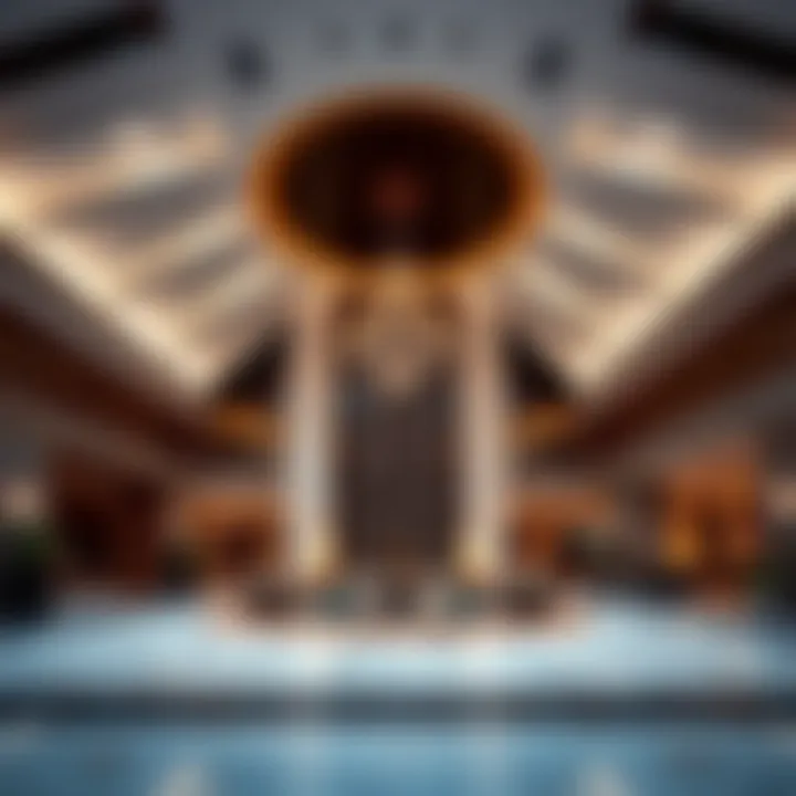 Contemporary Hotel Lobby Design Interior of a high-end hotel lobby showcasing modern design