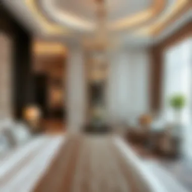 Opulent Guest Room Experience Luxurious guest room in فندق جنة السراب with elegant furnishings