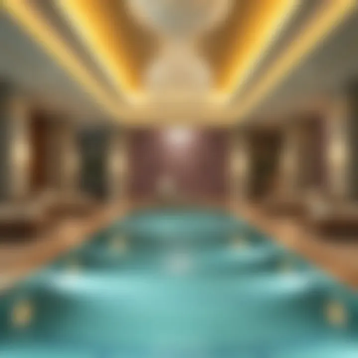 Spa and wellness amenities at فندق جنة السراب for relaxation