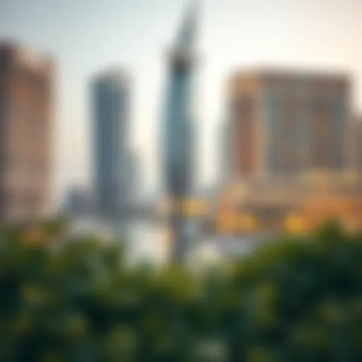 Panoramic view of JBR Bahar showcasing its stunning waterfront architecture