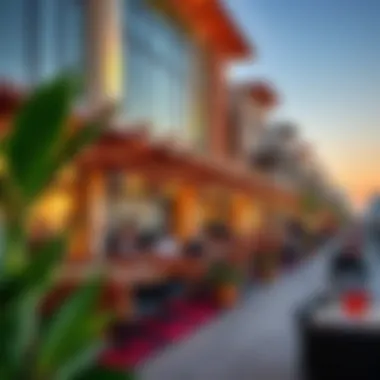 Culinary Delights at JBR Walk Luxurious dining options along JBR Walk with scenic beachfront views