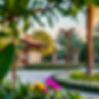 Community Park in منطقة الفلاح Vibrant community park in منطقة الفلاح with lush greenery