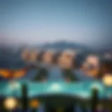 Panoramic view of منطقة الفلاح showcasing luxury villas