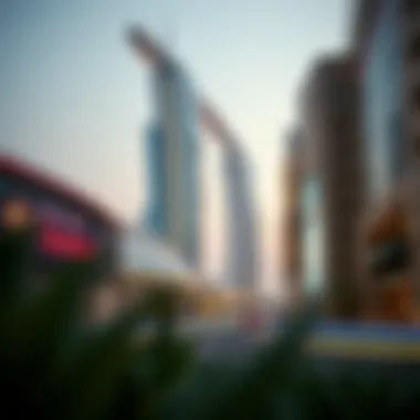 Uplifting view of an iconic new attraction in Dubai