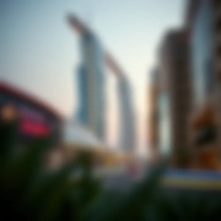 Uplifting view of an iconic new attraction in Dubai