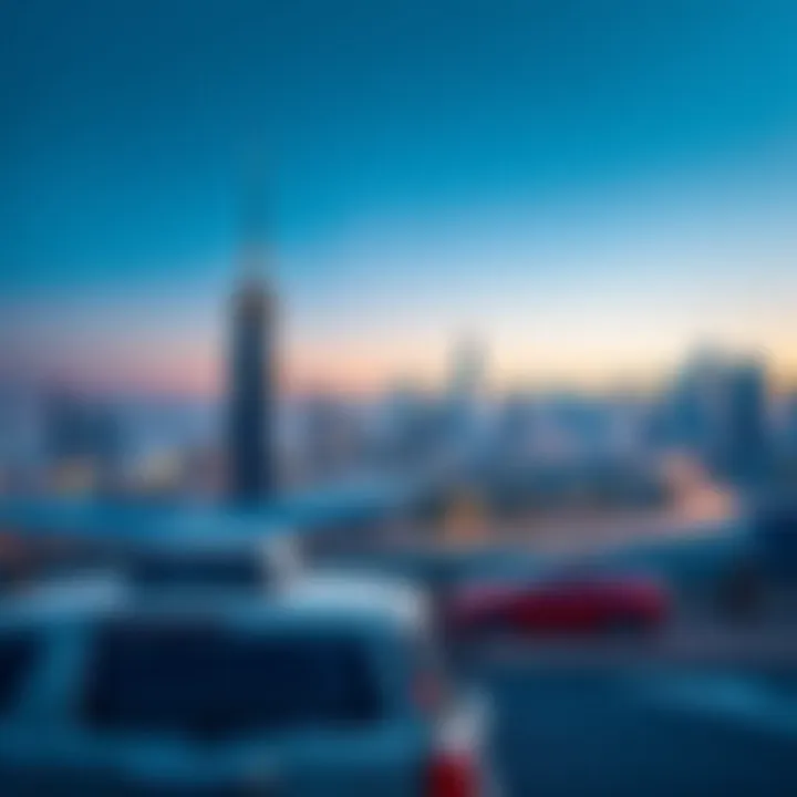 Dubai Skyline: A Testament to Modern Architecture Stunning skyline view of Dubai with innovative architecture