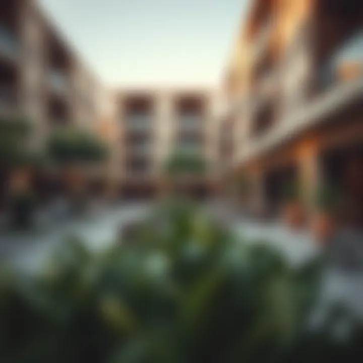 Vibrant community spaces in a new neighborhood