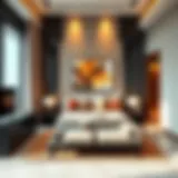 A modern one-bedroom apartment showcasing elegant interiors