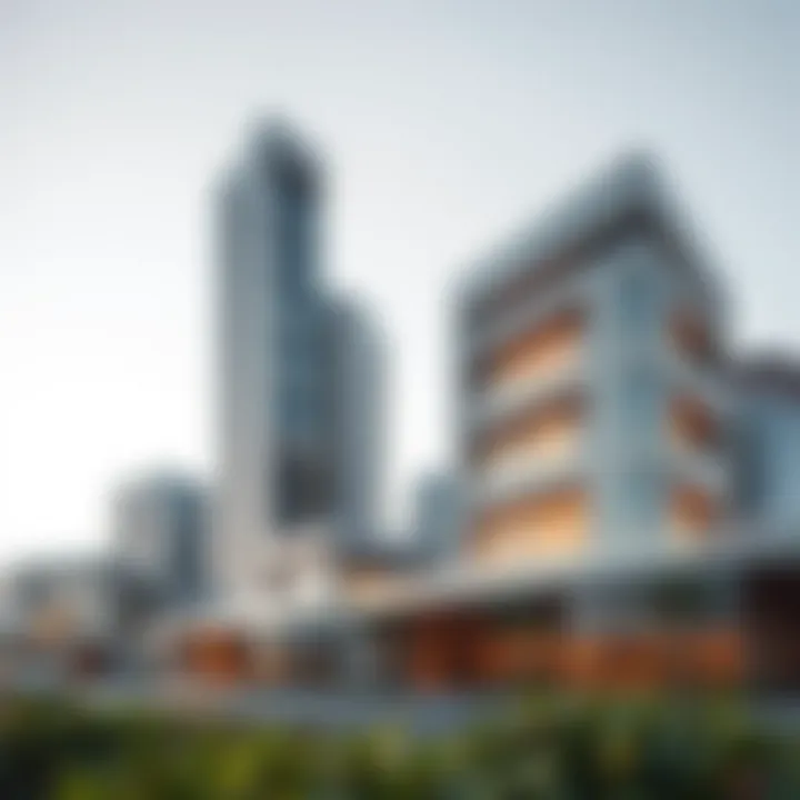 Contemporary Architecture of Paragon Dubai Modern architectural design of Paragon Dubai