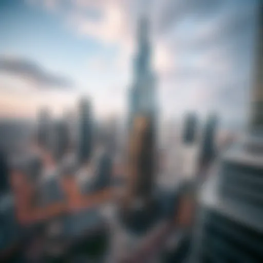 Aerial Perspective of Paragon Dubai Stunning skyline view of Paragon Dubai