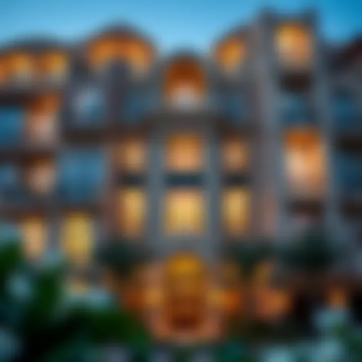 Prestigious Architectural Design in Dubai Architectural details of a prestigious residential building