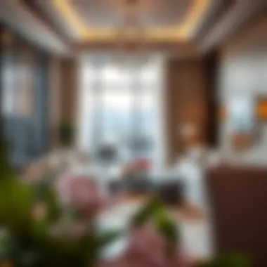 Elegant Interiors in Dubai Elegant interior design of a high-end apartment