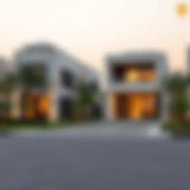 Modern Architectural Design of Sobha Hartland Villas Modern architectural design of Sobha Hartland villas