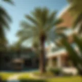 Adagio Palm Enhancing Luxury Landscapes A lush Adagio Palm surrounded by luxury properties