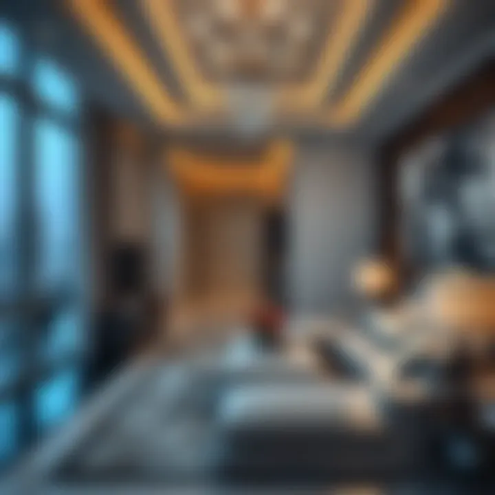 Sophisticated Interior of a Luxury Apartment Elegant interior design of a luxury apartment in West Al Deira