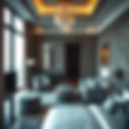 Luxurious room interior in Dubai