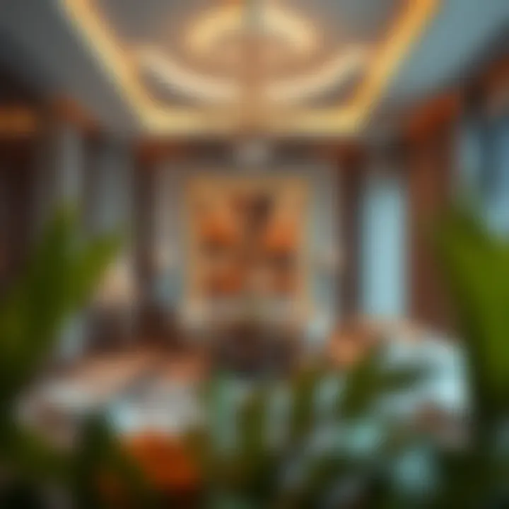 Luxurious Interiors at Remal Tower Luxurious interior design of a residence in Remal Tower