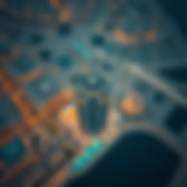 Aerial view of مجمع الريم showcasing its architectural design