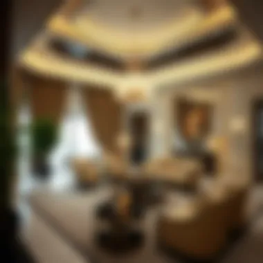 Luxurious interior of a مجمع الريم property