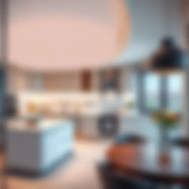 Contemporary Kitchen Features in Al Warqa Rentals Modern kitchen amenities in a villa