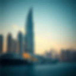 Breathtaking skyline view featuring Yacht Bay Tower