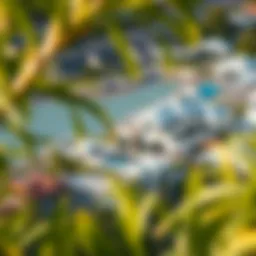 Stunning aerial view of Keturah Reserve showcasing luxurious architecture
