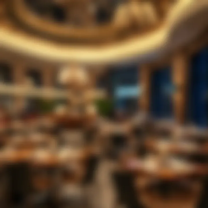 An inviting dining area with elegant decor and atmosphere