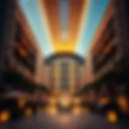 Stunning architectural design of La Ville City Walk showcasing modern aesthetics