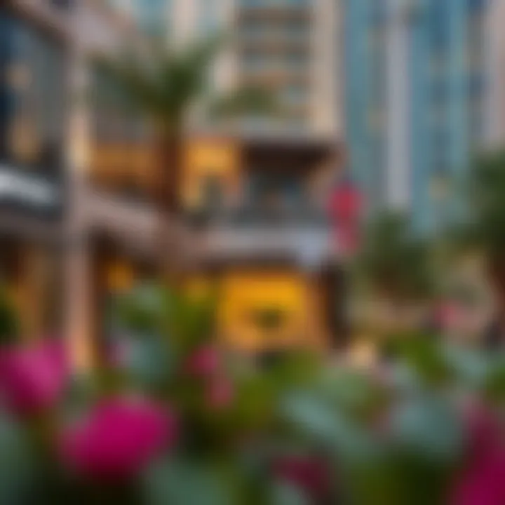 Vibrant lifestyle around Lake Terrace, highlighting shops, cafes, and leisure spaces