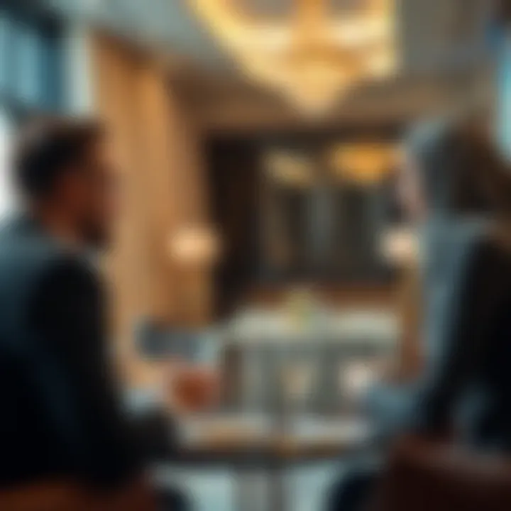 Consulting with Real Estate Experts Consultation with a property expert