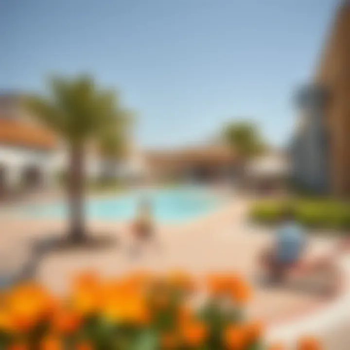 Vibrant community life in Liwan Silicon Oasis with recreational facilities