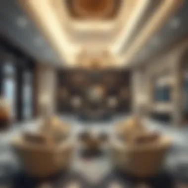 Luxurious majlis setting for social gatherings in Dubai