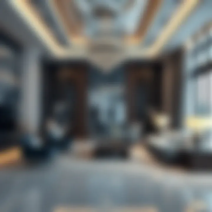Modern Elegance in Dubai Luxury Homes Luxurious interior design showcasing modern elegance