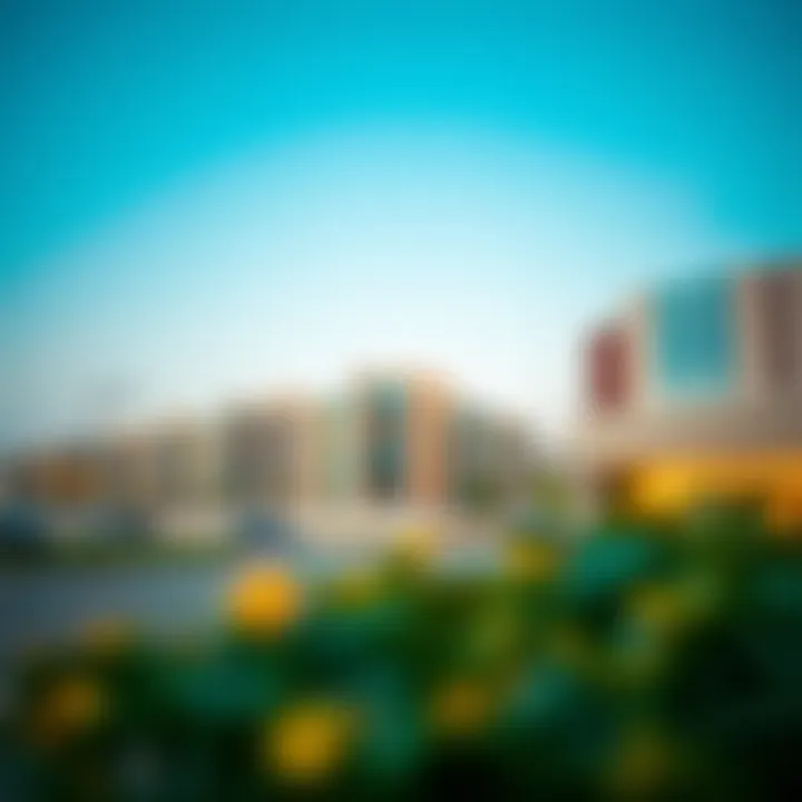 Luxury real estate development near a Metro station