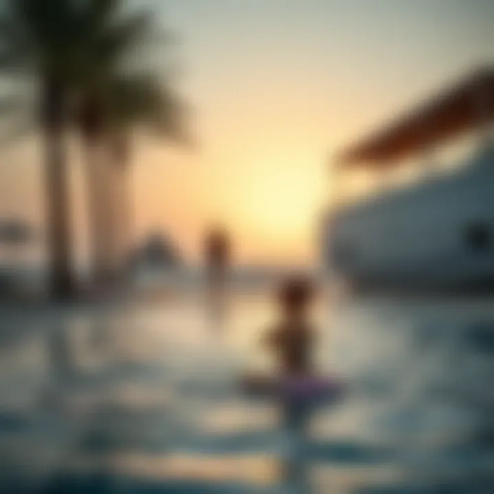 Family enjoying recreational activities at Mamzar Beach