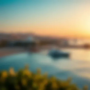 Stunning panoramic view of Mamzar Beach and surrounding area