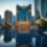 Stunning view of Marina Plaza reflecting luxury architecture