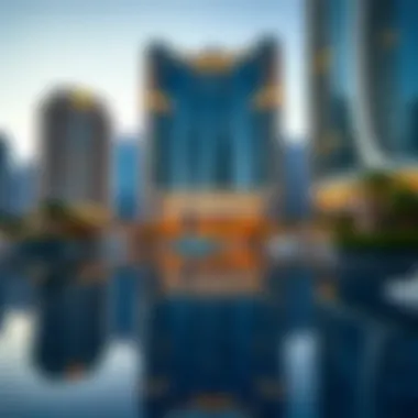 Stunning view of Marina Plaza reflecting luxury architecture