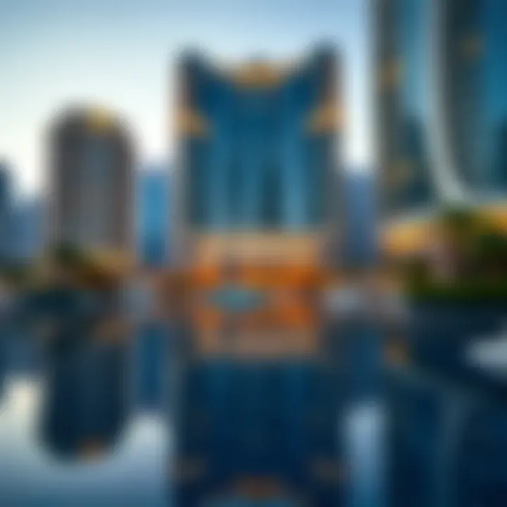 Stunning view of Marina Plaza reflecting luxury architecture