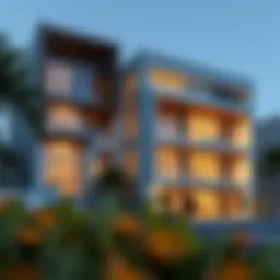 Stunning exterior view of Masa Residence showcasing its modern architecture