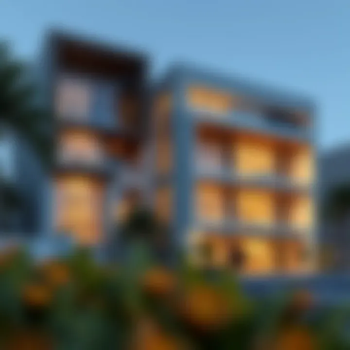 Stunning exterior view of Masa Residence showcasing its modern architecture