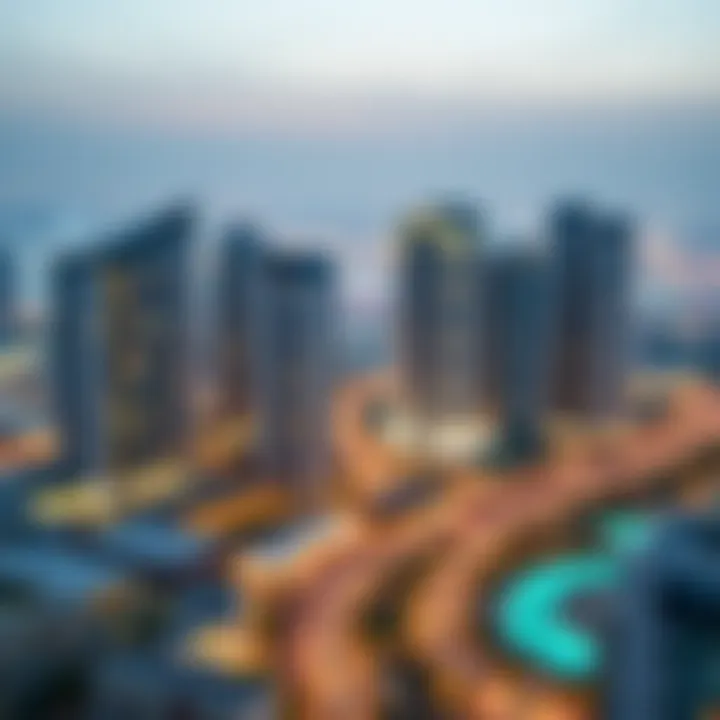 Stunning skyline view of Mashriq elite developments encapsulating luxury living