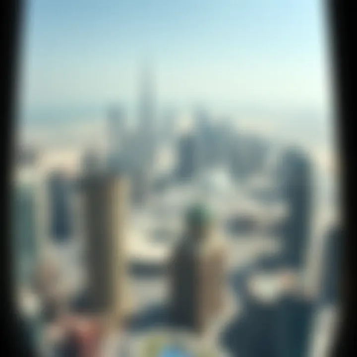 Panoramic skyline view from the Metropolis Tower