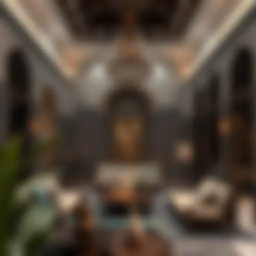 Contemporary majlis interior design blending tradition and modernity