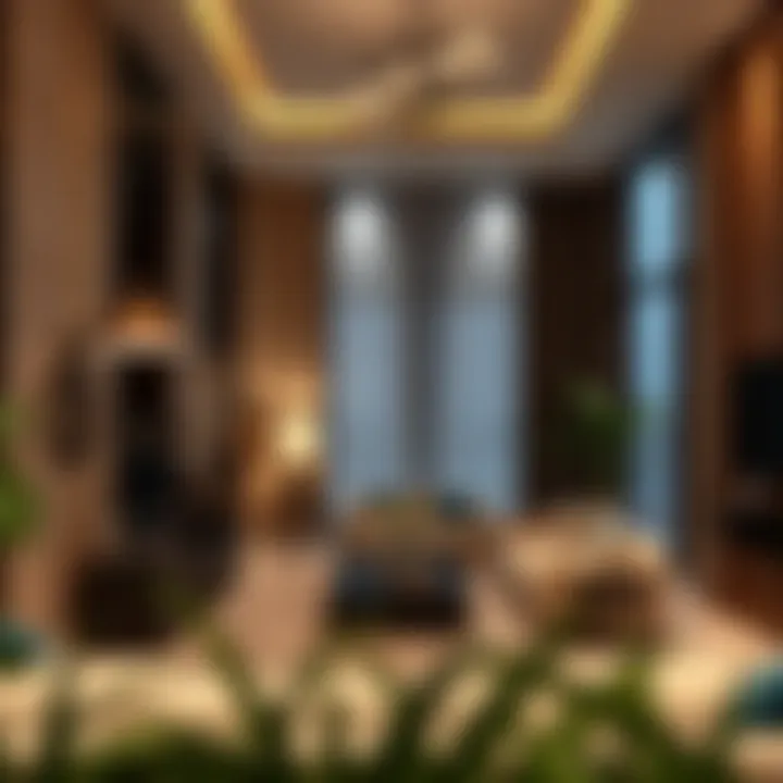 Luxury Living in Business Bay Stylish residential unit interior representing luxury living options in Business Bay