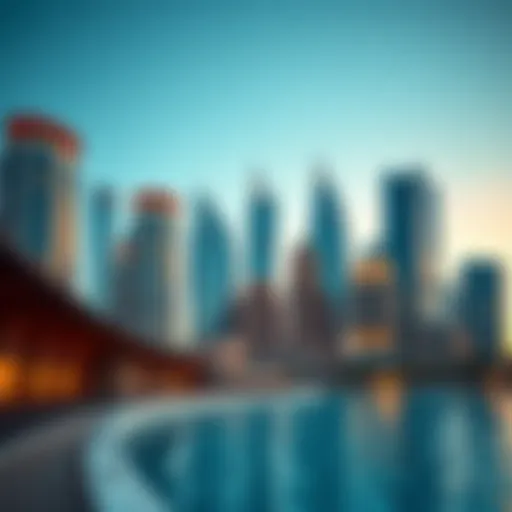 A captivating skyline of Dubai showcasing modern architecture