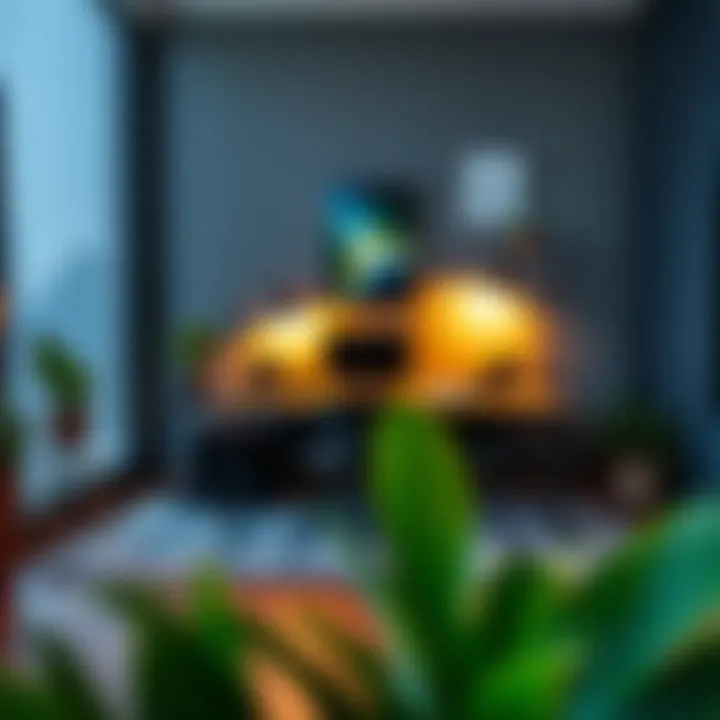 A professional workspace setup symbolizing freelance work