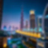 Stunning skyline of Dubai showcasing luxury apartments