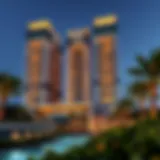 Breathtaking view of Palacio Towers highlighting its modern architecture